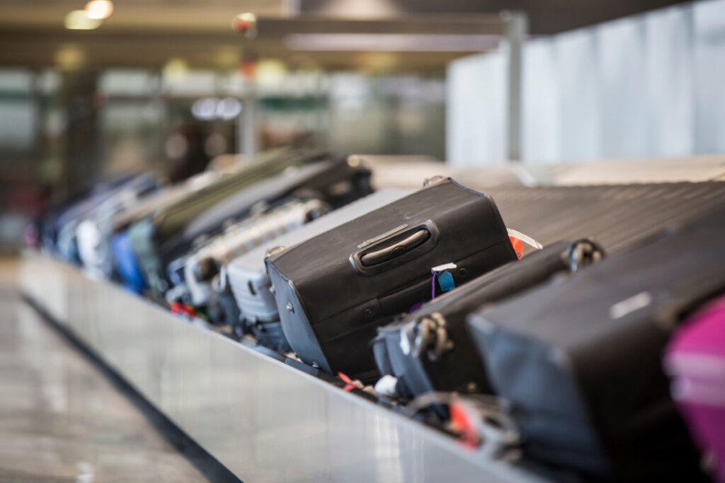 Suitcases on Carousel