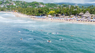 Surfers in Sayulita, Mexico