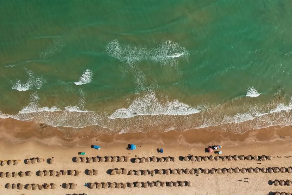 The beach in Tampico, Mexico