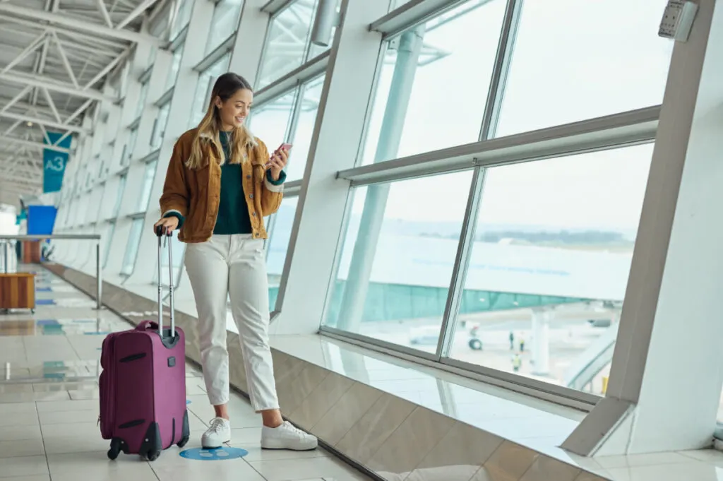 Woman at Airport