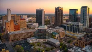 Birmingham, Alabama at Sunset