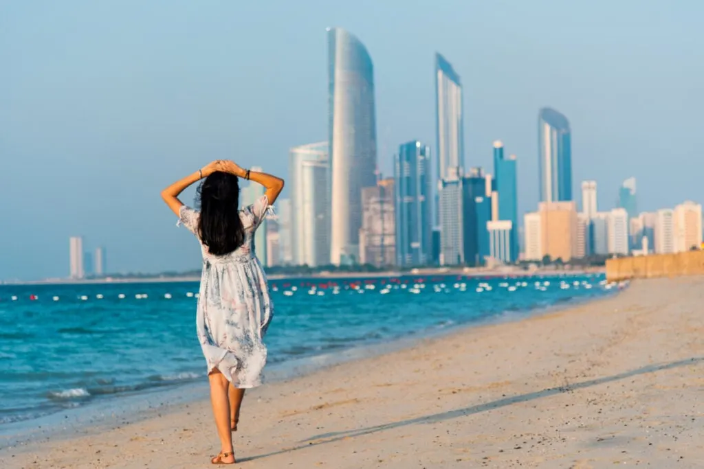 Woman in Abu Dhabi